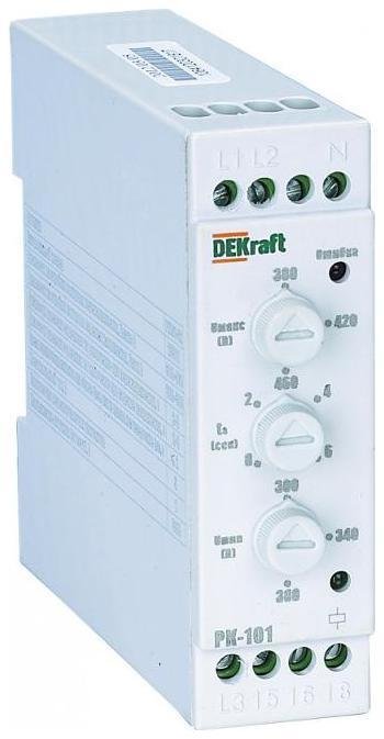 DEKraft 23301DEK Реле контроля фаз РК-101 380В тип 02