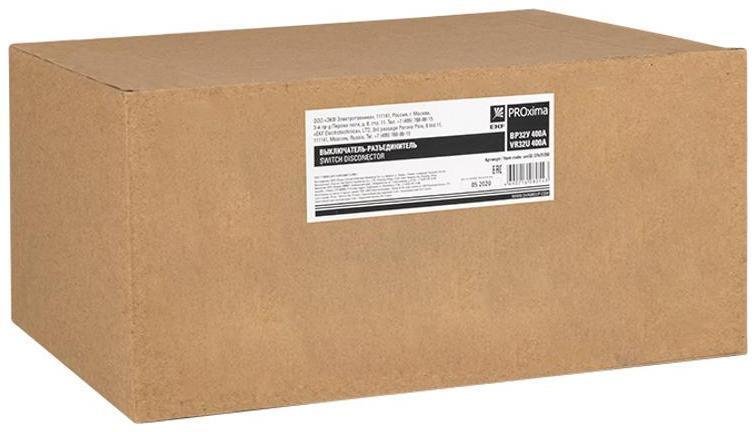 EKF uvr32-37b31250 Выключатель-разъединитель ВР32У-37B31250 400А 1 напр. с дугогасит. камерами съемная лев./прав. рукоятка MAXima