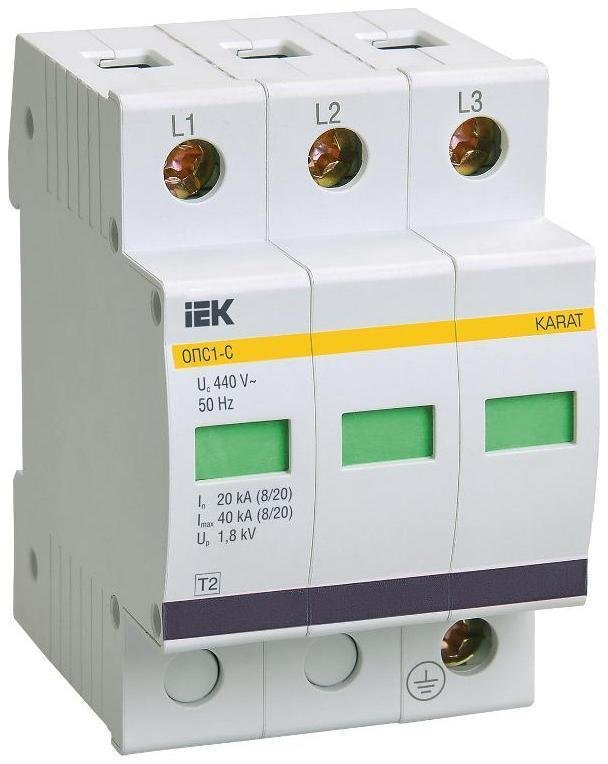IEK MOP20-3-C Ограничитель перенапряжения ОПС1-C 3P KARAT