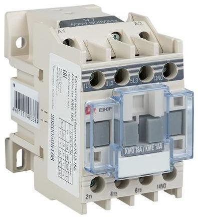 EKF ctr-s-18-380 Контактор КМЭ 18А кат. 380В AC 1НО