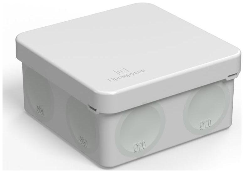 Промрукав 60-0210 Коробка распределительная ОП для прямого монтажа двухкомпонентн. безгалогенная (HF) 80х80х40