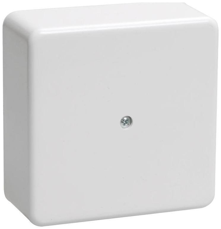 IEK UKO10-075-075-028-K01-E Коробка распаячная ОП КМ 75х75х28 бел