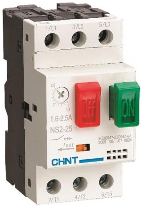 CHINT 495083 Выключатель автоматический для защиты двигателя 13-18А NS2-25 (R)