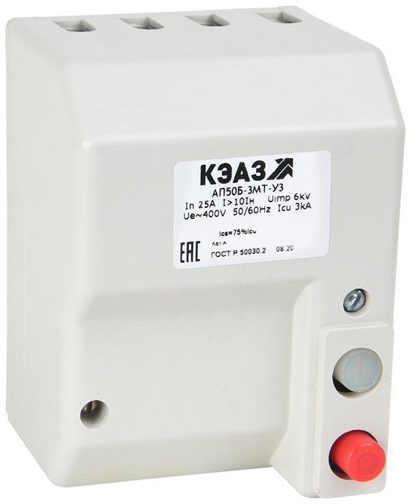 КЭАЗ 107275 Выключатель автоматический 25А 10Iн АП50Б 3МТ У3 400В AC