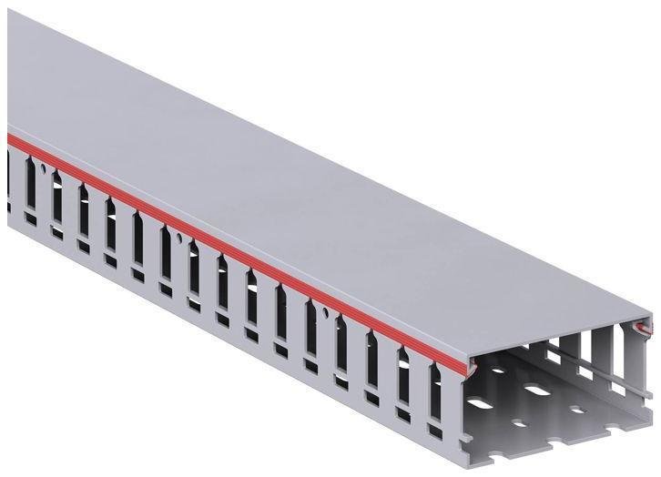 DKC 00163RL Короб перфорированный, серый RL12 80x40 [в упаковке 24, цена за 1 м]
