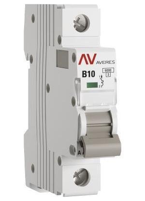 EKF mcb6-1-10B-av Выключатель автоматический модульный 1п B 10А 6кА AV-6 AVERES
