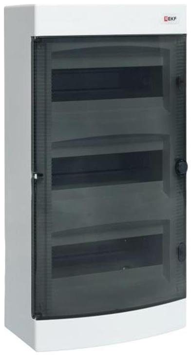 EKF ux-3x12-n Щит распределительный навесной Unix 3х12мод. IP41 прозр. дверь PROxima