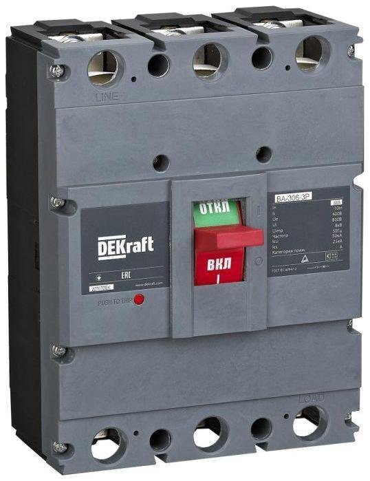 DEKraft 22765DEK Выключатель автоматический 3п 630А 50кА ВА-306