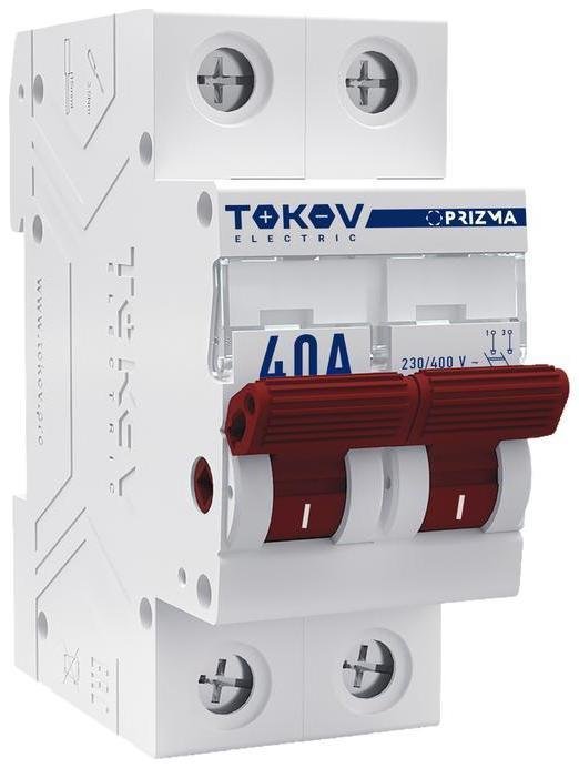TOKOV electric TKE-PZ60-MDSI-2-40 Выключатель нагрузки модульный 2п 40А PRIZMA