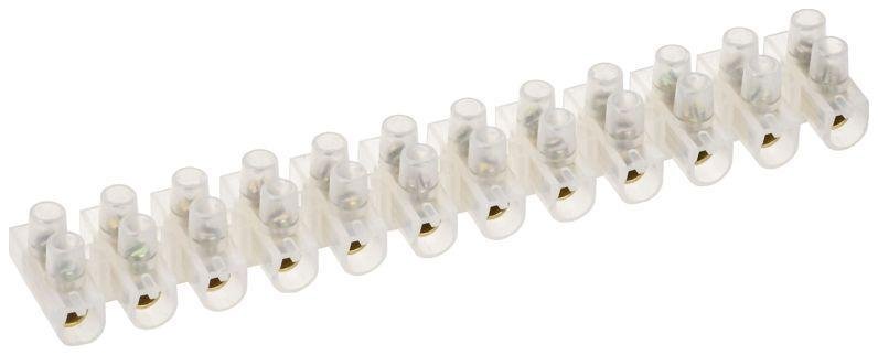 IEK UZV3-010-06-2 Колодка клеммная ЗВИ-10 2.5-6кв.мм (блист.2шт)