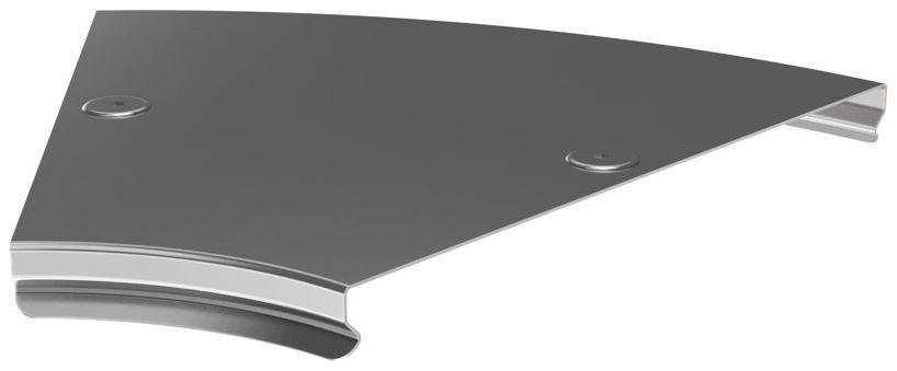 IEK CPG01D-0-45-100-08 Крышка угла плавного 45град. тип Г01 ESCA 100мм