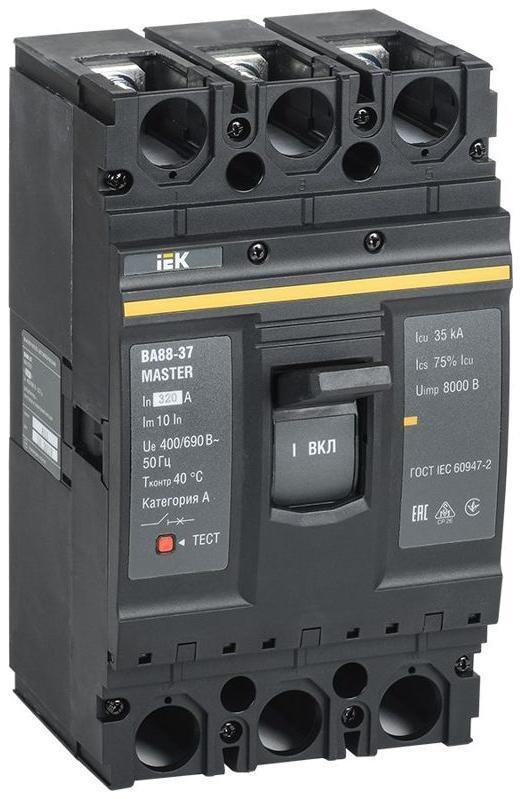IEK SVA40-3-0320-02 Выключатель автоматический 3п 320А 35кА ВА88-37 MASTER