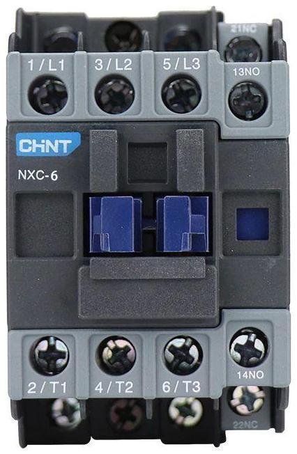 CHINT 836696 Контактор NXC-06 6А кат. 220В AC 1НО+1НЗ AC-3 (R)