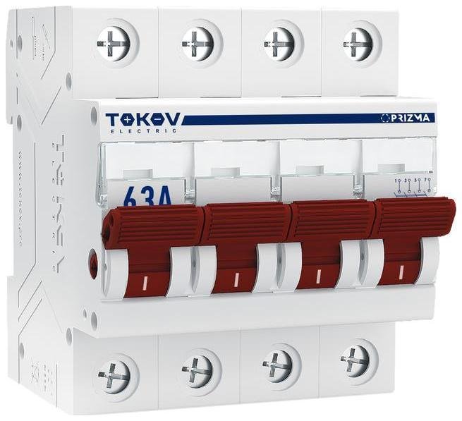 TOKOV electric TKE-PZ60-MDSI-4-63 Выключатель нагрузки модульный 4п 63А PRIZMA