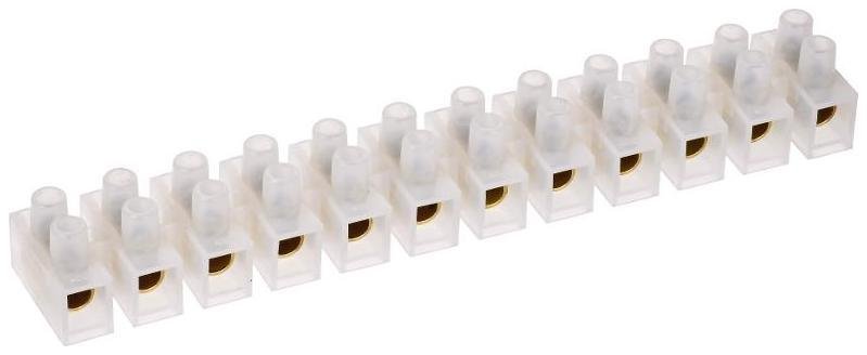 IEK UZV3-080-25 Колодка клеммная ЗВИ-80 10-25кв.мм 12 пар (Ф) полиэтилен