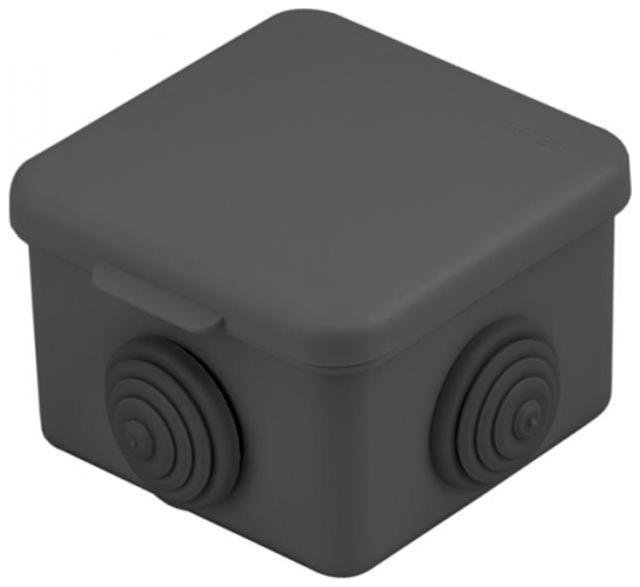 EKF plc-kmr2-030-036-b Коробка распаячная КМР-030-036 65х65х50 4 мембранных ввода черн