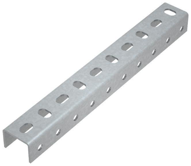 КМ-Профиль LO0589 Профиль универсальный усиленный 38х29 L3000 сталь 2.5мм UPS3000 КМ