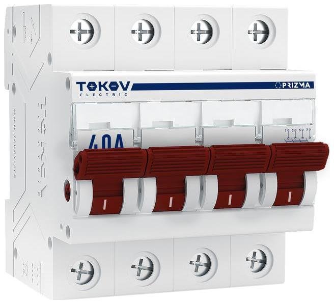 TOKOV electric TKE-PZ60-MDSI-4-40 Выключатель нагрузки модульный 4п 40А PRIZMA