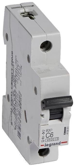 Legrand 419661 Выключатель автоматический модульный 1п C 6А 4.5кА RX3 ИЭК Leg