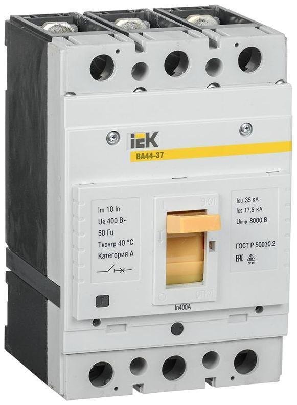 IEK SVA4410-3-0400-35 Выключатель автоматический 3п 400А 35кА ВА44-37