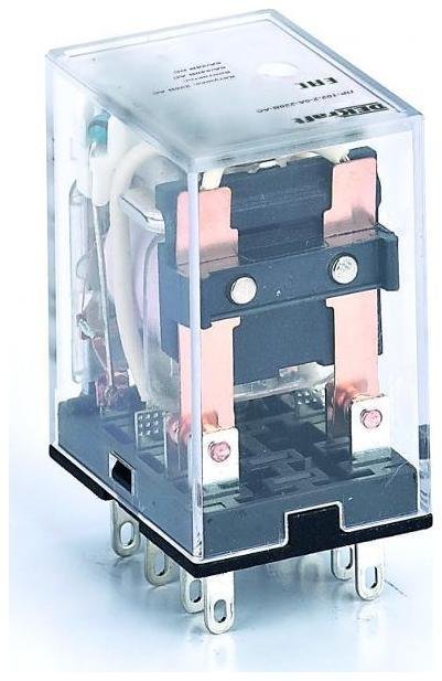 DEKraft 23864DEK Реле промежуточное ПР-102 5А 230В AC 2 конт. с LED-индикацией