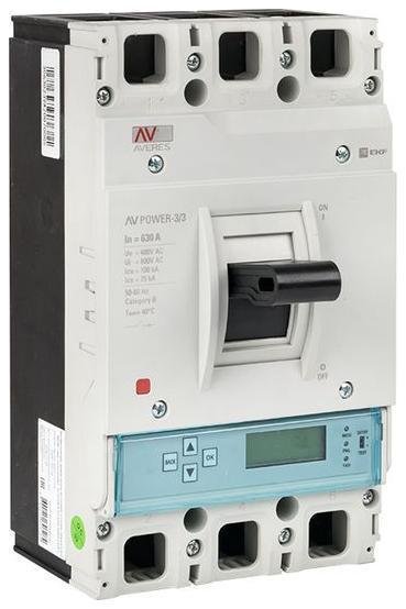EKF mccb-33-630H-6.0-av Выключатель автоматический 630А 100кА AV POWER-3/3 ETU6.0 AVERES