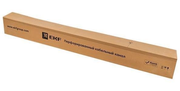 EKF kk60-40 Кабель-канал перфорированный 60х40 L2000 пластик PROxima