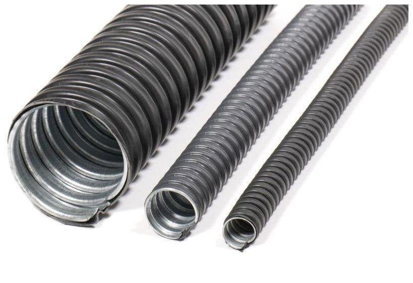 ГОФРОМАТИК zeta42233 Металлорукав в ПВХ изоляции МРПИ НГ 10 d10мм без протяжки сталь гор. оцинк. (уп.50м)