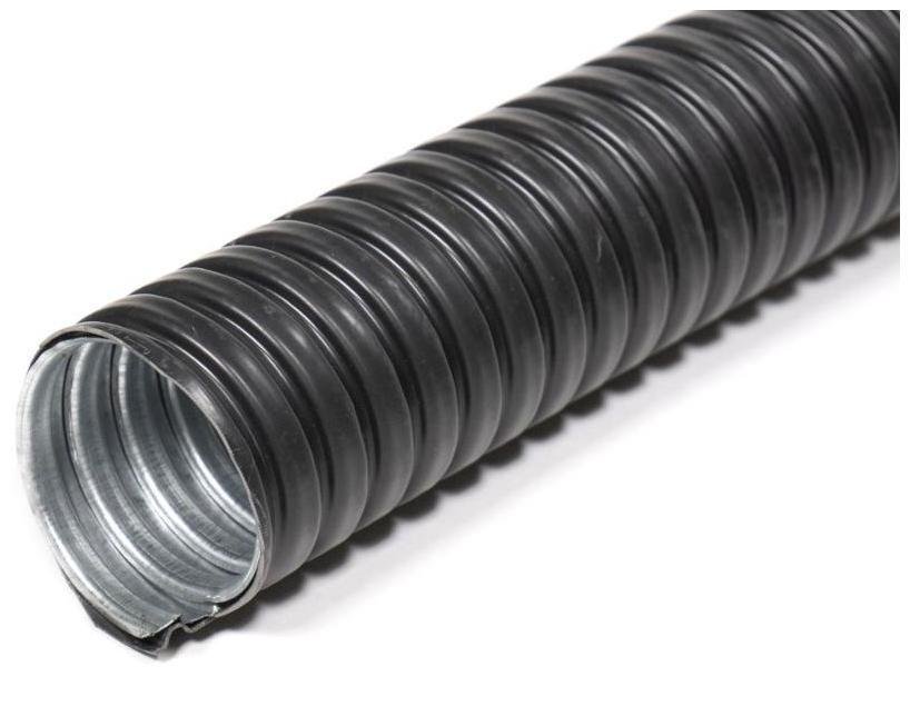 ГОФРОМАТИК zeta42234 Металлорукав в ПВХ изоляции МРПИ НГ 12 d12мм без протяжки (уп.50м)