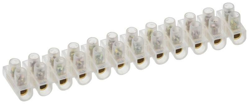 IEK UZV3-003-04 Колодка клеммная ЗВИ-3 1-2.5кв.мм 12 пар