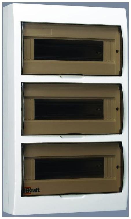 DEKraft 31014DEK Корпус навесной ЩРН-П-36 36мод. IP41 пластик