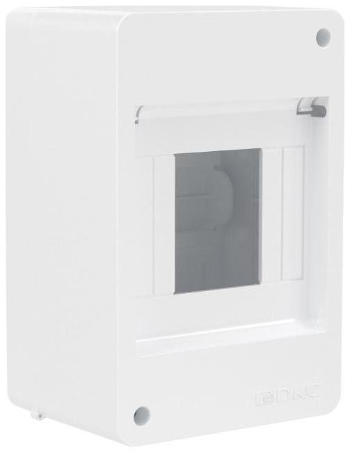 DKC F04W0W0 Щиток настенный 4мод. без дверцы бел