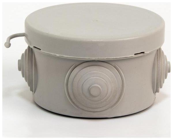 TOKOV electric TKE-KR-65-40-C06 Коробка распределительная ОП 65х40мм 4 каб. вводов IP54 сер. (круг.)