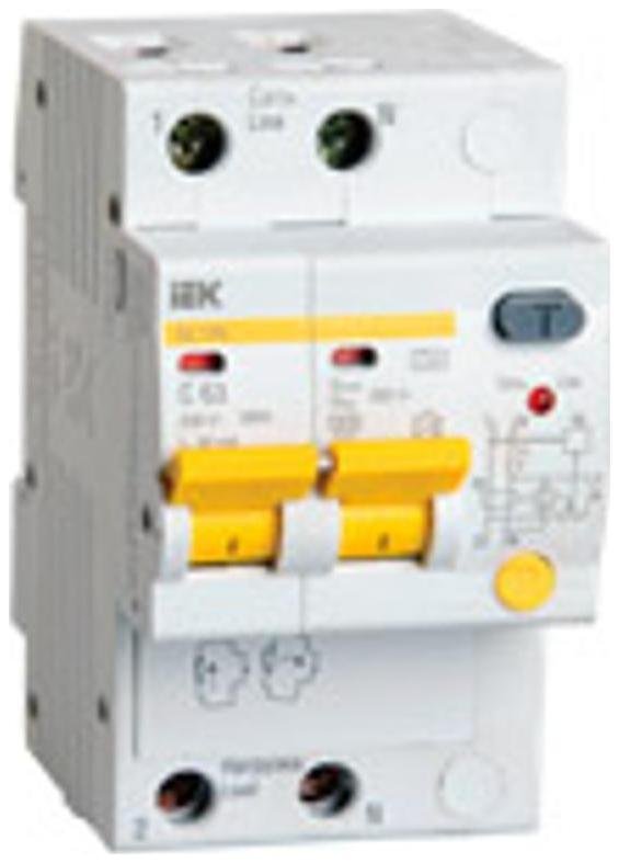 IEK MAD12-2-020-C-030 Выключатель автоматический дифференциального тока 2п C 20А 30мА тип A 4.5кА АД-12М KARAT