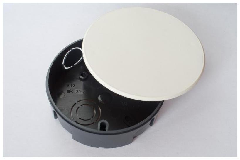 Systeme Electric U191 Коробка ответвительная СП 106х17мм (размер коробки без крышки d96х15мм) SE