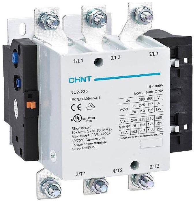 CHINT 671400 Контактор NC2-225 225А кат. 220-240В AC AC-3 (R)