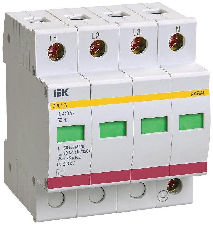 IEK MOP20-4-B Ограничитель перенапряжения ОПС1-B 4P KARAT