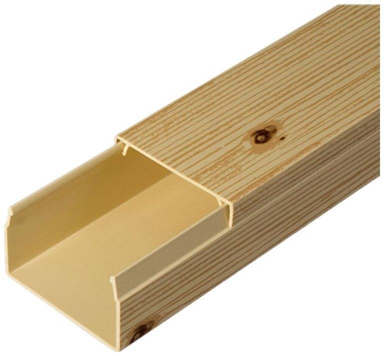 Промрукав PR.025440 Кабель-канал сосна 2-й замок 40х25 (30м/уп) [в упаковке 30, цена за 1 м]