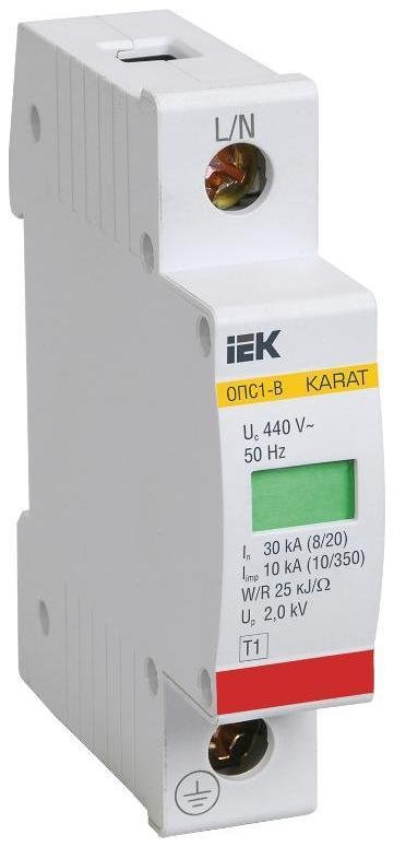 IEK MOP20-1-B Ограничитель перенапряжения ОПС1-B 1P KARAT