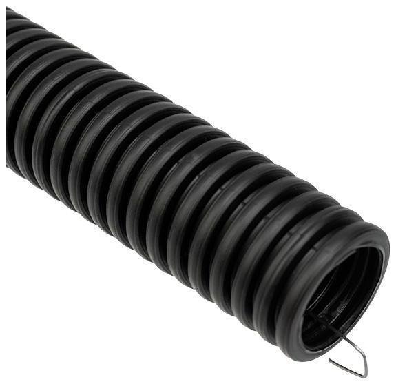 Rexant 28-0016-3 Труба гофрированная из ПНД с зондом, черная ?16 мм, (бухта 100 м/уп.) [в упаковке 100, цена за 1 м]