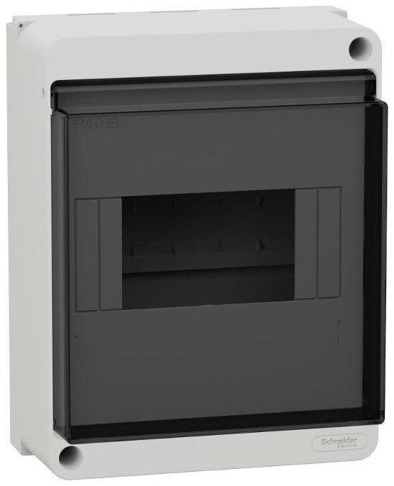 Systeme Electric EZ9EAB106 Бокс навесной ОП City9 Box XS 6мод. с прозр. дверцей SE