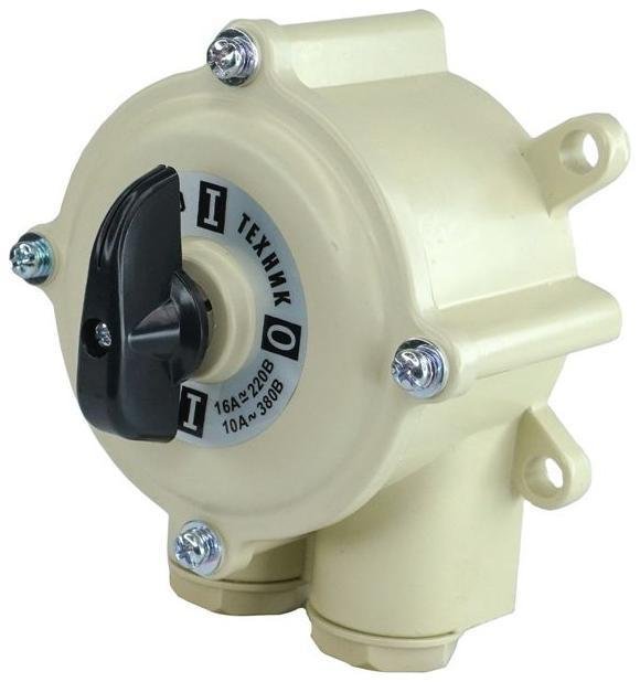 Электротехник ET001670 Выключатель пакетный ПВ3-16А в пл. корп. IP56