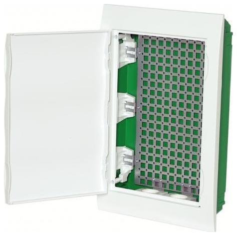 Systeme Electric EZ9E312P2FIT Корпус встраиваемый City9 Box IT 3 ряда 36мод. 2 розетки с бел. дверцей SE