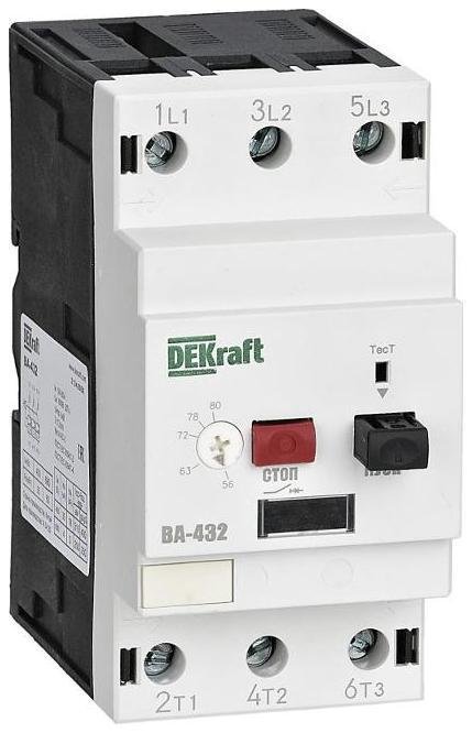 DEKraft 21240DEK Выключатель автоматический для защиты двигателя 3п 25-40А 30кА ВА-432