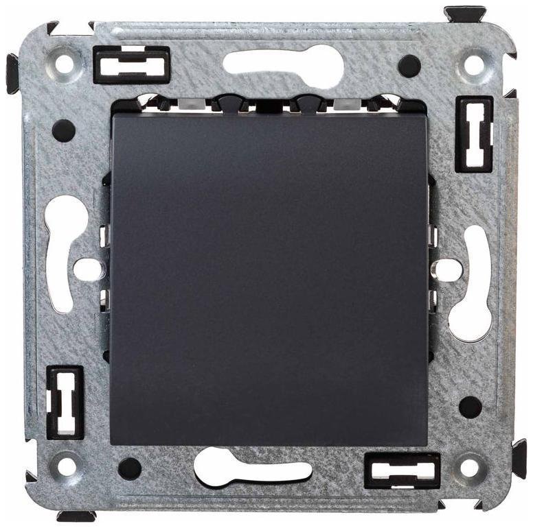 DKC 4412983 Вывод кабеля из стены Avanti "Черный матовый"