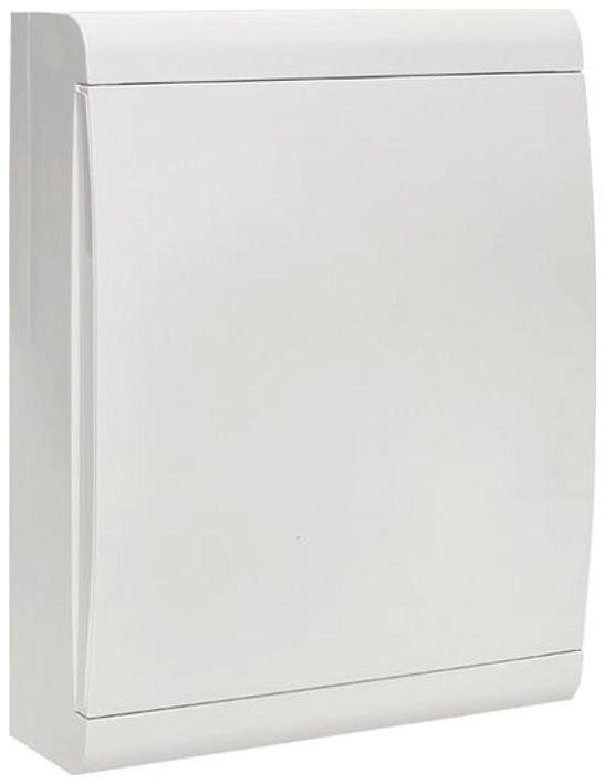 EKF sb-n-24w Щит ЩРН-П-24 "SlimBox" IP41 бел. дверца PROxima