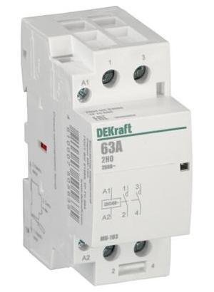 DEKraft 18085DEK Контактор модульный МК-103 2НО 63А 230В
