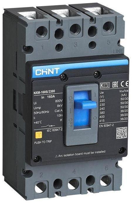 CHINT 131364 Выключатель автоматический 3п 160А 35кА NXM-160S (R)
