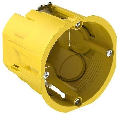 Systeme Electric IMT351511 Коробка установочная MultiBox 68(65)х60мм для полых стен (со стикером) желт. SE
