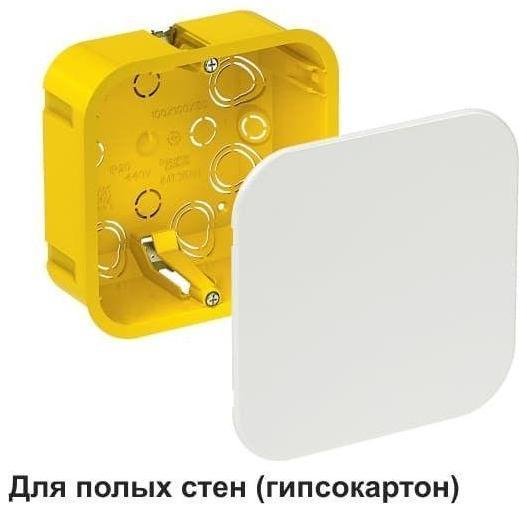 Systeme Electric IMT35161 Коробка распределительная СП 100х100х50мм для гипсокартона SE